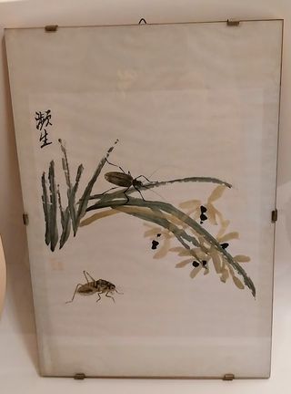 Set 6 Riproduzioni Acquerello Maestro Qi Bashi