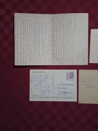 Lotto di 4 cartoline storiche