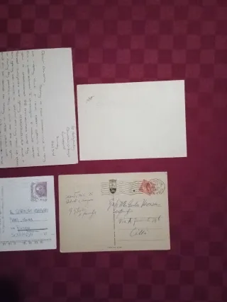 Lotto di 4 cartoline storiche