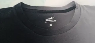 Camiseta Hollister DegradadoNegro/Gris manga larga