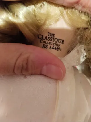 Muñeca de porcelana de colección jessica