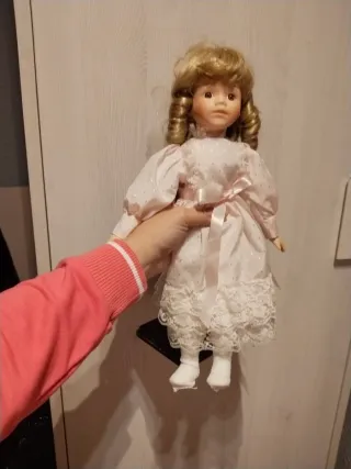 Muñeca de porcelana de colección jessica