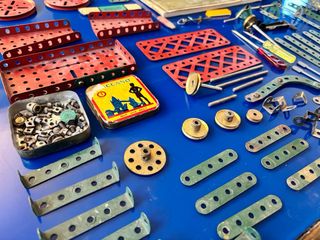 Meccano original años 20-30, lote completo Outfit