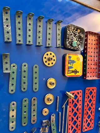 Meccano original años 20-30, lote completo Outfit