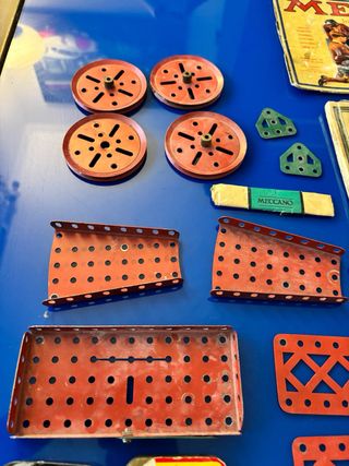 Meccano original años 20-30, lote completo Outfit