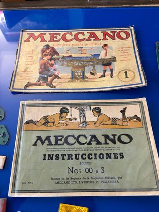 Meccano original años 20-30, lote completo Outfit
