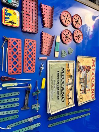 Meccano original años 20-30, lote completo Outfit