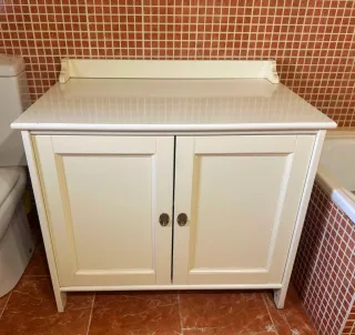 Set di mobili da bagno bianco in legno
