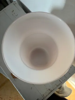 Vaso vetro soffiato rosa