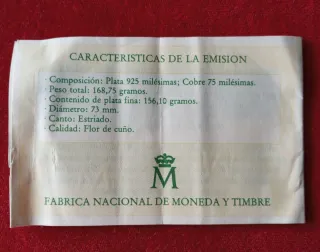 Moneda 25 ecus España 1992 Capital Europea. Plata