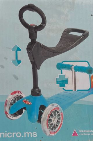 Manillar con agarre y sillín Patinete Mini Micro