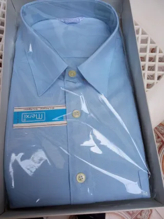 Camisa Merxi Caballero Azul talla 42 Sin Estrenar