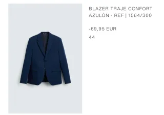 Traje Azul: Blazer y Pantalón