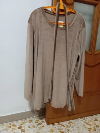 Maglia donna beige/marrone