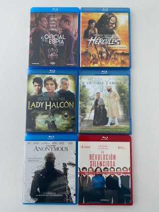 Lote 6 Blu-ray Películas Históricas