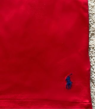 Camiseta Polo Ralph Lauren Roja Talla 1XL