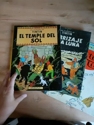3 Libros de las aventuras de Tintin