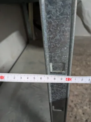 Estantería metálica galvanizada anti-oxidación