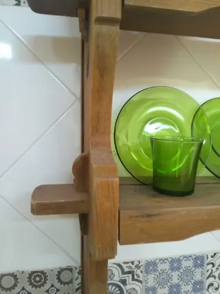 Platero antiguo de madera