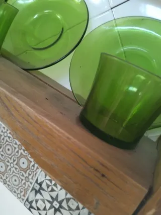 Platero antiguo de madera