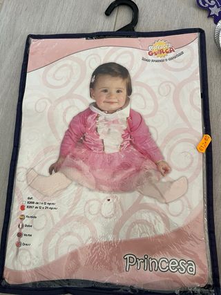 Disfraz Princesa Bebé 12-24 Meses