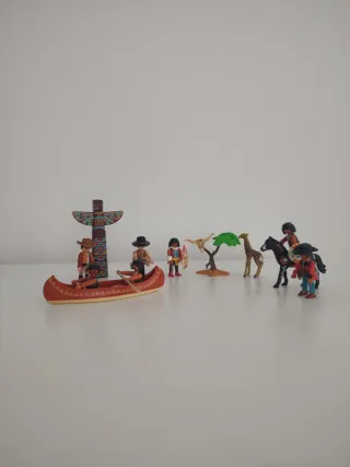 Playmobil Indios y vaqueros.