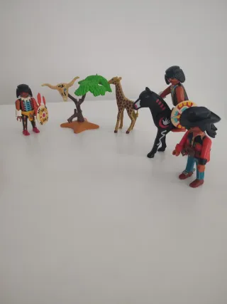 Playmobil Indios y vaqueros.