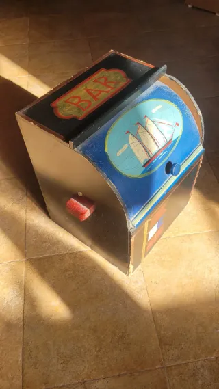 Baúl Decorativo Vintage Náutico