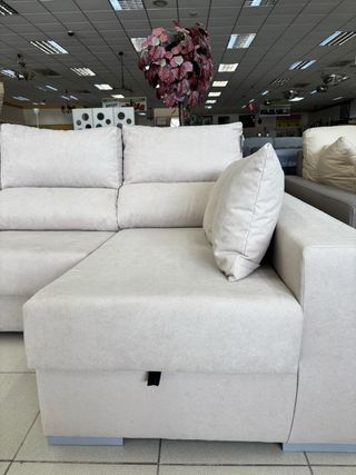 Sofá chaise longue extraíble y reclinable