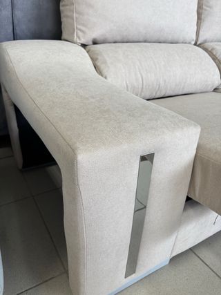 Sofá chaise longue extraíble y reclinable