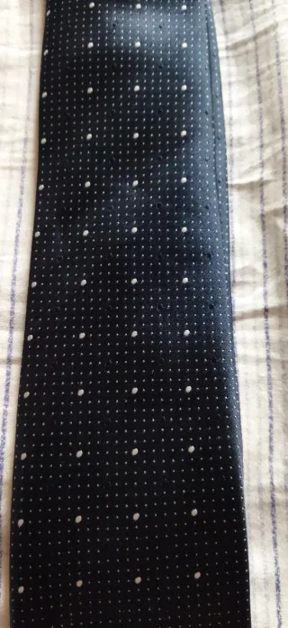 Cravatta Giorgio Mariani uomo blu pois