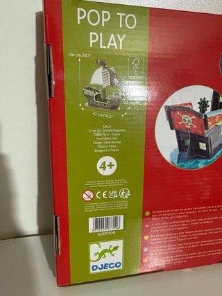 Barco Pirata Djeco Pop to Play 3D
