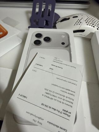 iPhone 17 Pro Max 256GB Plata