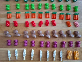 Playmobil figuras de comida y verduras