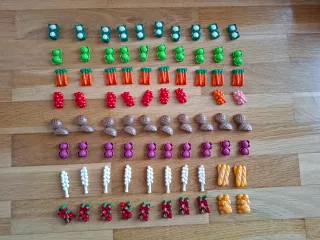 Playmobil figuras de comida y verduras