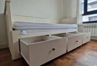 Diván Cama Nido Ikea Hemnes + 2 Colchones