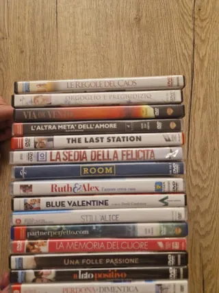 21 DVD film vari (Commedia, Dramma, Romantico)