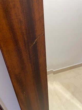 Espejo de madera y cristal