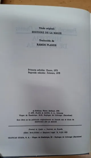 Historia de la magia. François Ribadeau Dumas.