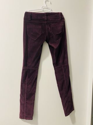 Pantalones Mango Morados