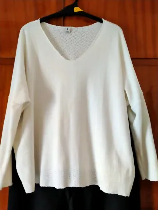 Conjunto mujer blanco y negro