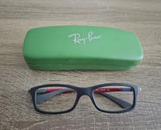 Montura Gafas Niños Ray-Ban Negra y Roja