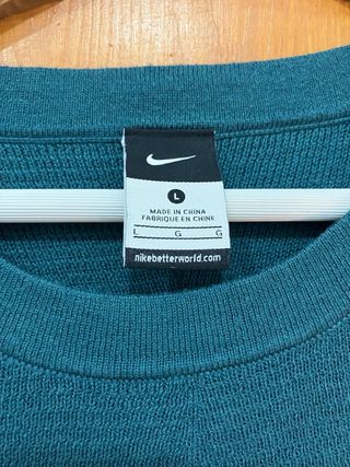 Jersey Nike Manga Larga Verde Azulado