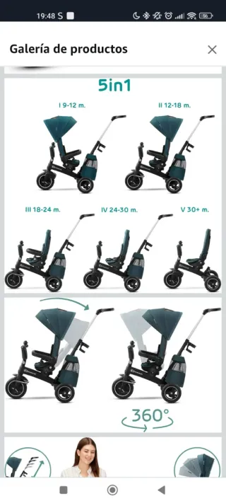 Triciclo evolutivo Kinderkraft