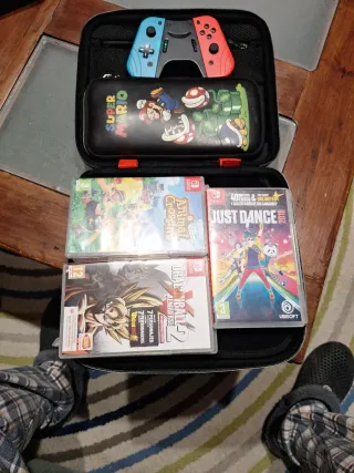 Nintendo Switch + 6 Juegos + Accesorios