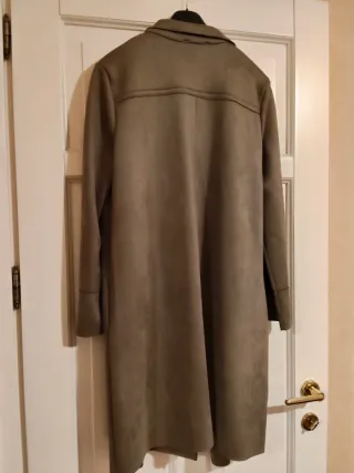 Soprabito Zara verde Alcantara