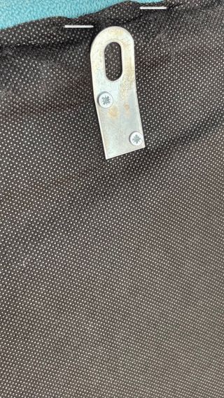 Cabecero textil turquesa de pared. (Cama 150)