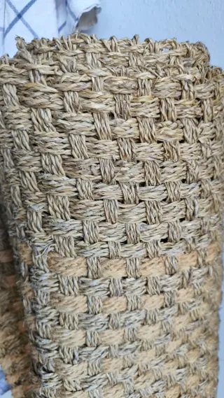 Alfombra Yute/Esparto Natural Beige/Marrón