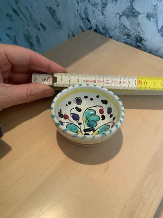 Ciotolina ceramica Deruta decorata