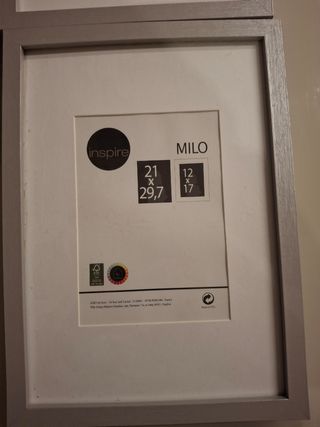 Cornici uguali due dimensioni